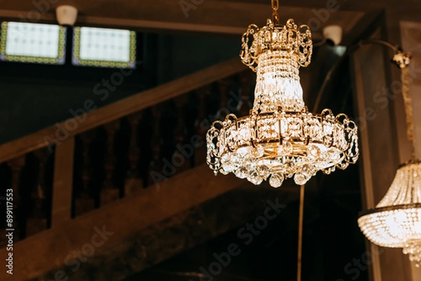 Obraz Luxurious Chandelier with Elegant Design