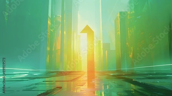 Fototapeta background with arrows