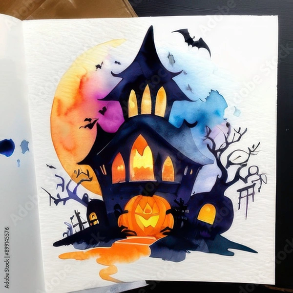 Obraz halloween background 