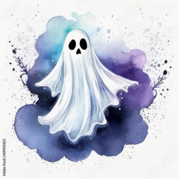 Obraz background with a ghost