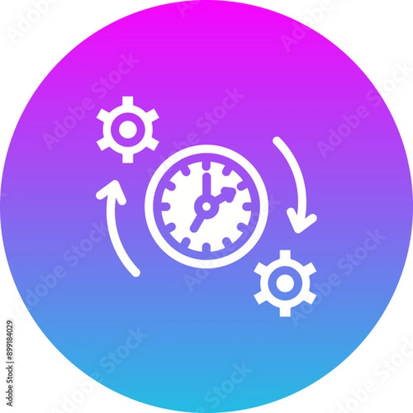 Obraz Busy time Icon