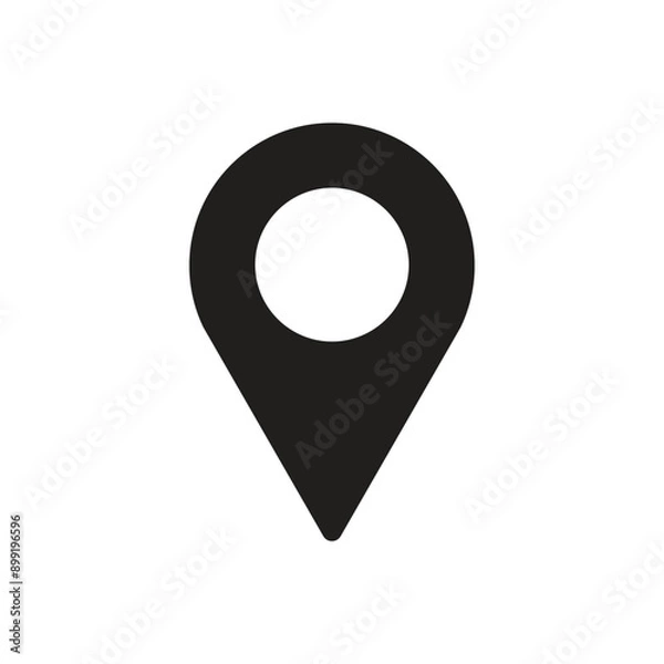 Fototapeta Map Pin Icon - Fill