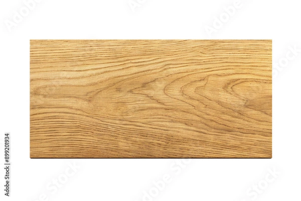 Fototapeta Plywood board banner on transparent background Generative Ai
