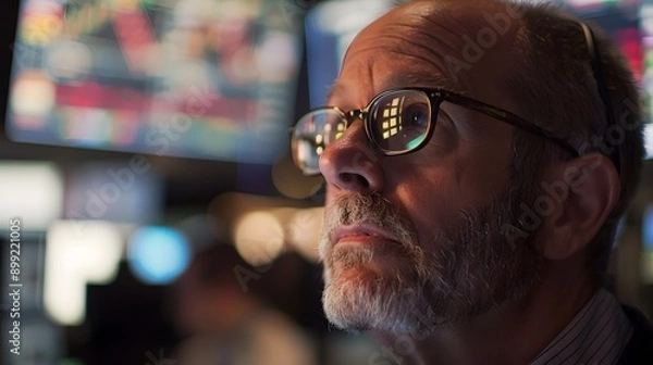 Obraz man in glasses