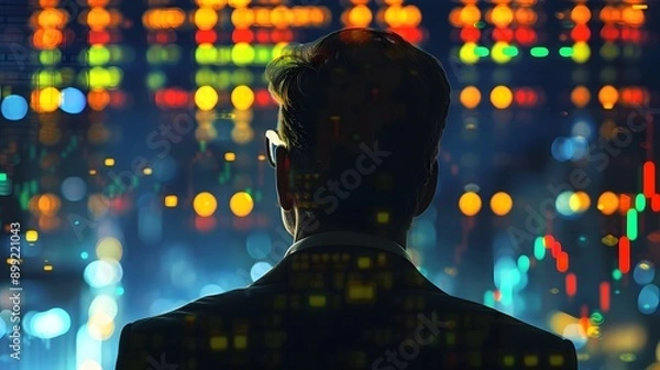 Obraz abstract binary code