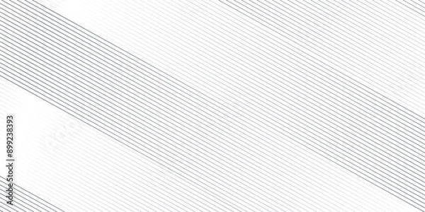 Obraz Vector gradient gray line abstract pattern Transparent monochrome striped texture, minimal background. Abstract background wave line elegant white striped diagonal line technology concept web texture.