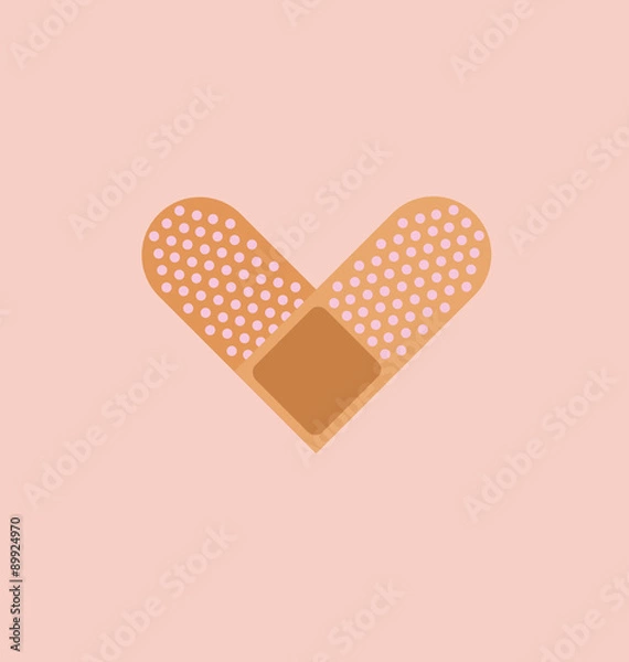 Obraz Heart band-aid 