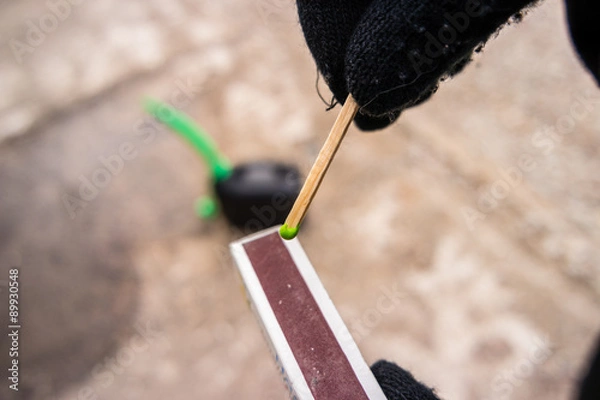 Obraz Przestępcy płonie