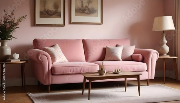 Fototapeta Photo interior modern design room 3d illustration