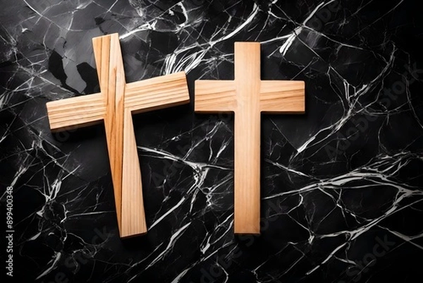 Obraz cross on the table