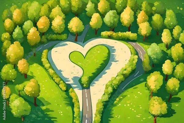 Obraz trees in the park