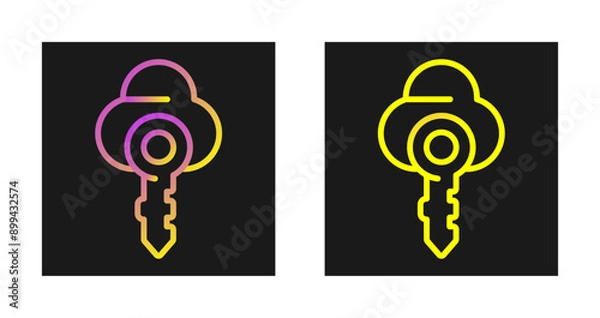 Fototapeta Cloud Vector Icon