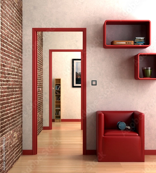 Obraz couloir design