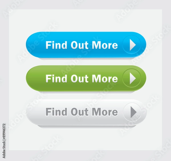 Obraz Vector Web interface buttons. Find out more.