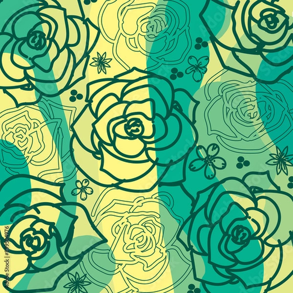 Obraz seamless floral pattern