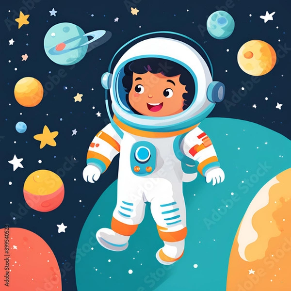 Fototapeta astronaut in space