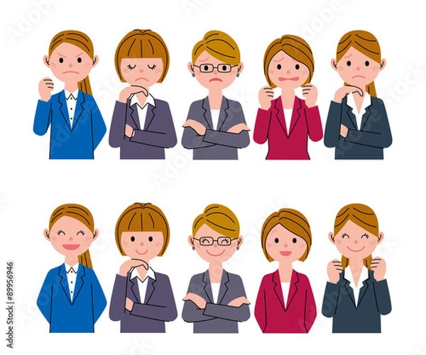 Fototapeta ビジネス　女性　表情