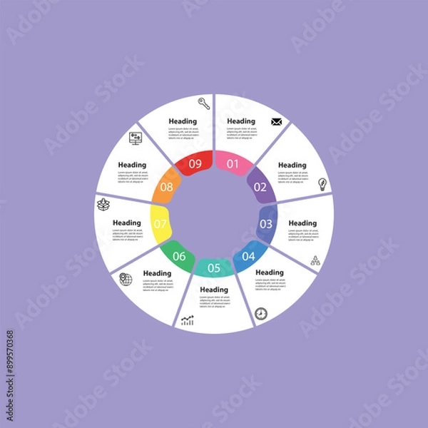 Obraz Infographic template
