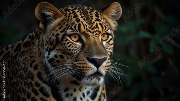 Fototapeta Majestic Leopard Portrait