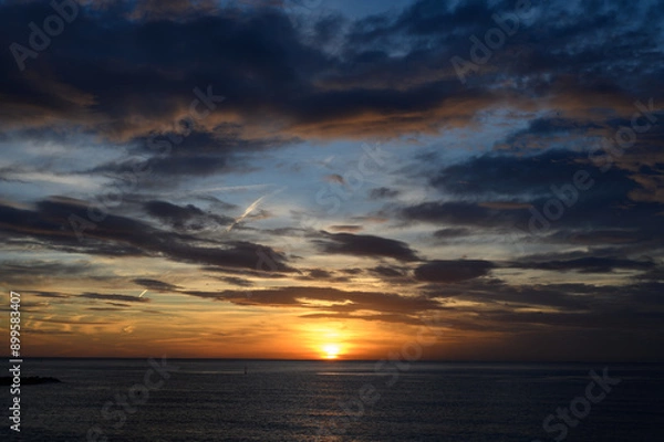 Obraz sunset over the sea