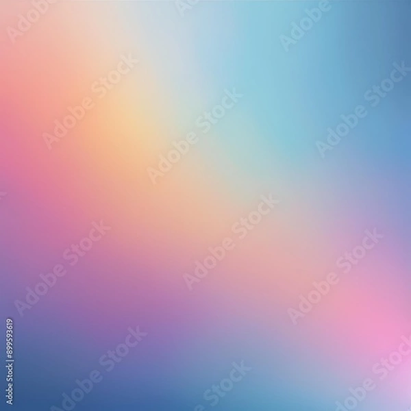 Fototapeta Subtle Multicolored Blueish Gradient Background - 1