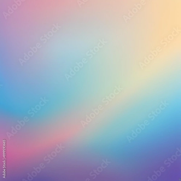 Fototapeta Subtle Multicolored Blueish Gradient Background - 1