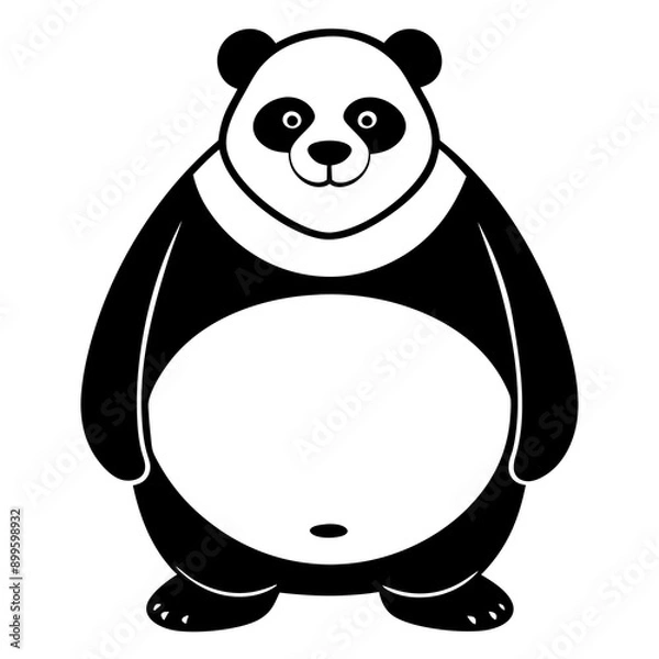 Fototapeta panda bear Vector