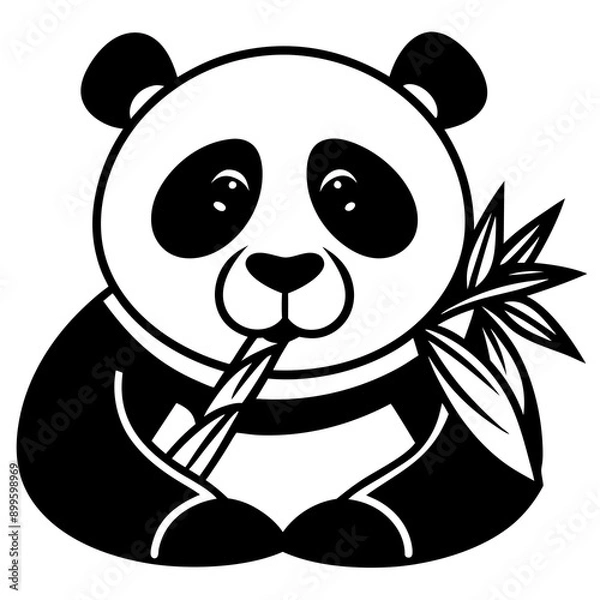 Fototapeta panda bear Vector