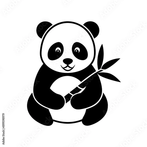 Fototapeta panda bear Vector