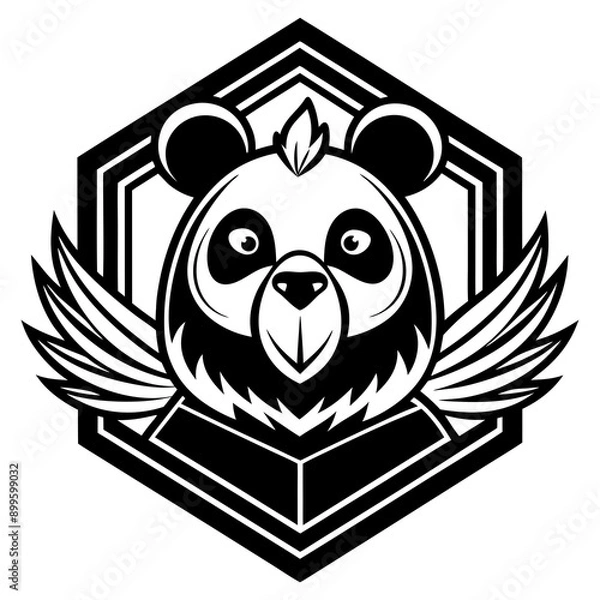 Fototapeta panda bear Vector