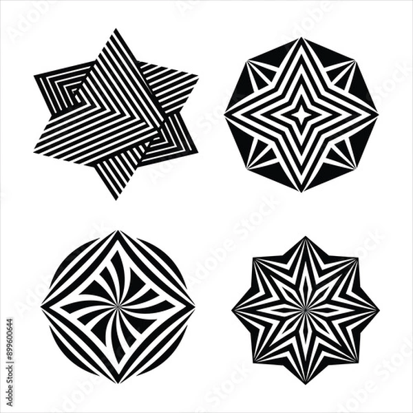 Fototapeta Lesar Circle Cut Design with white background