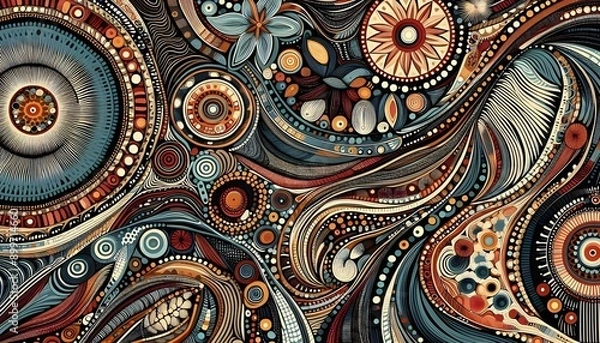 Fototapeta Indigenous art