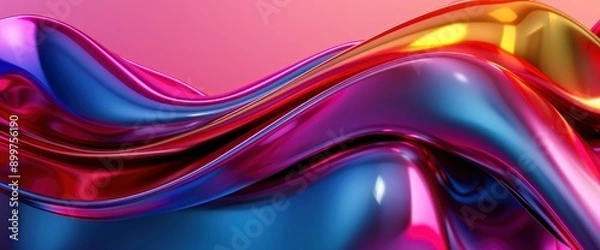 Fototapeta Abstract Geometric Shape , 3D , High Definition