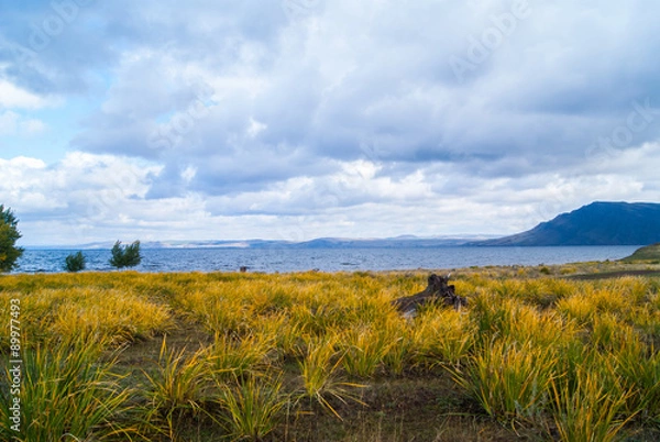 Obraz Вид на красноярское водохранилище