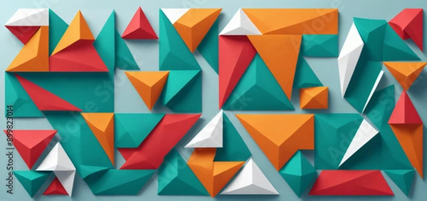 Fototapeta abstract geometric pattern