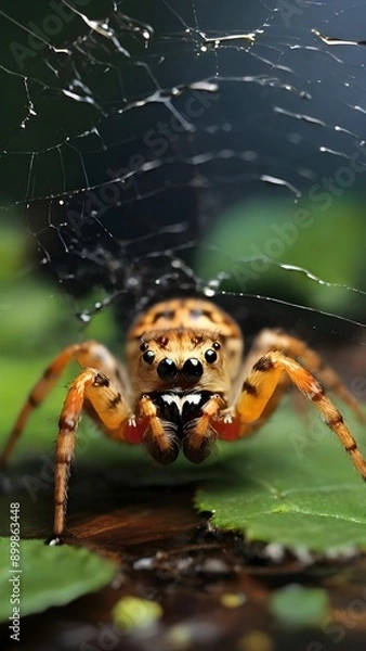 Obraz spider on the web