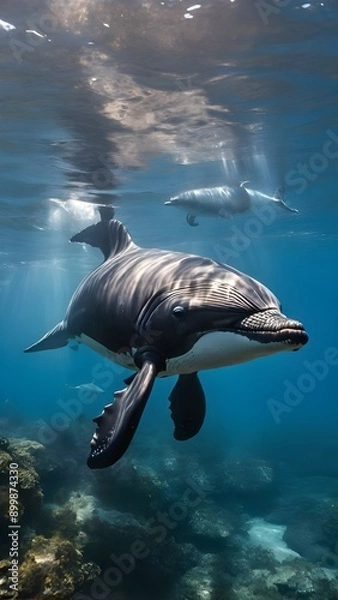 Obraz dolphin in the sea