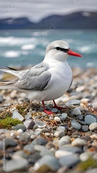 Obraz seagull on the beach