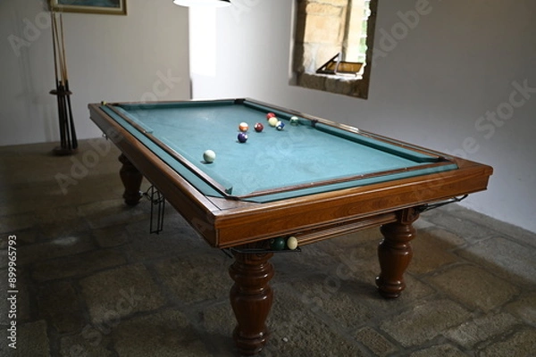 Fototapeta table de billard