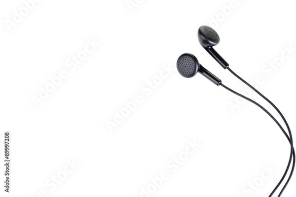 Fototapeta Headphones on a white background
