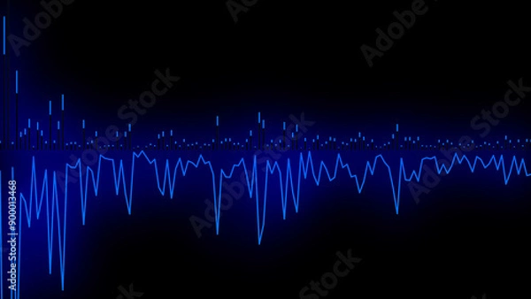 Fototapeta Audio Spectrum