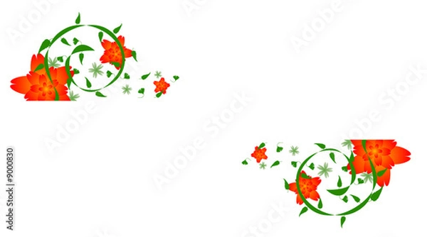 Fototapeta Fondo floral