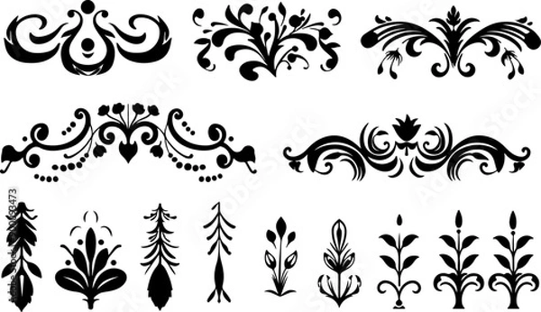 Fototapeta Simple Pattern Decorative Border Design