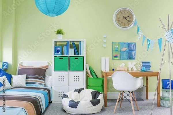 Fototapeta Teenage boy room interior