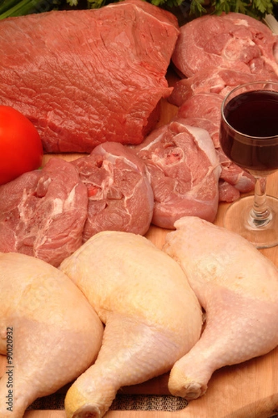 Obraz Bodegon Carnes