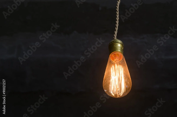 Fototapeta Old light bulb