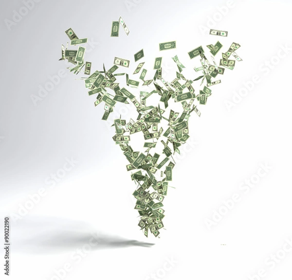 Obraz Money Tornado