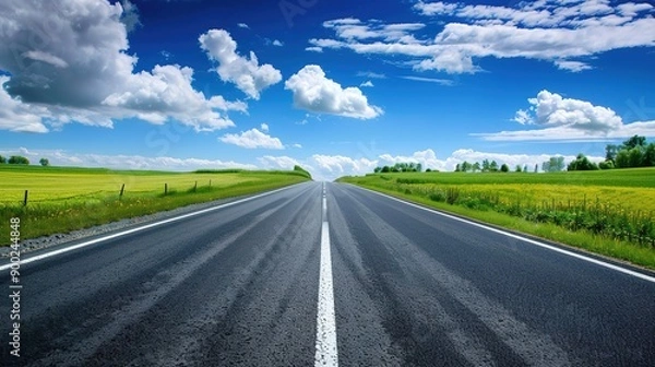 Obraz road in the field