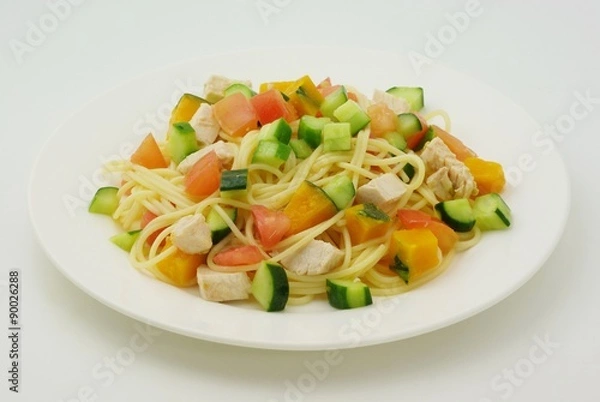 Fototapeta 夏野菜パスタ