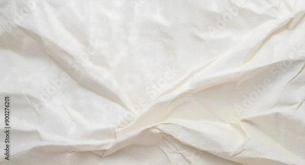 Fototapeta A crinkled paper texture with prominent, irregular folds and creases, and a worn, used look. Multiple variations available 